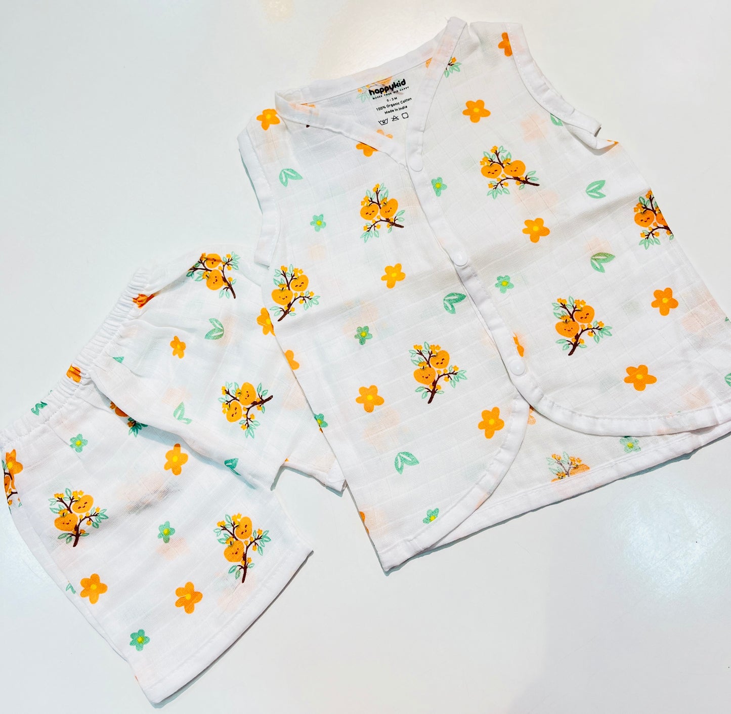 Orange Tree Muslin Cord Set