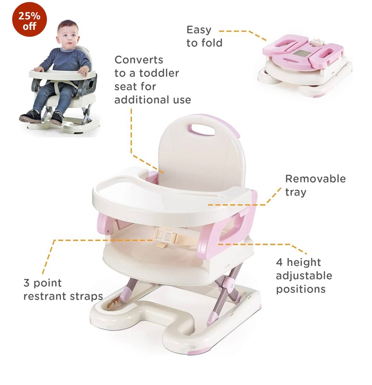 Mastela Booster To Toddler Chair
