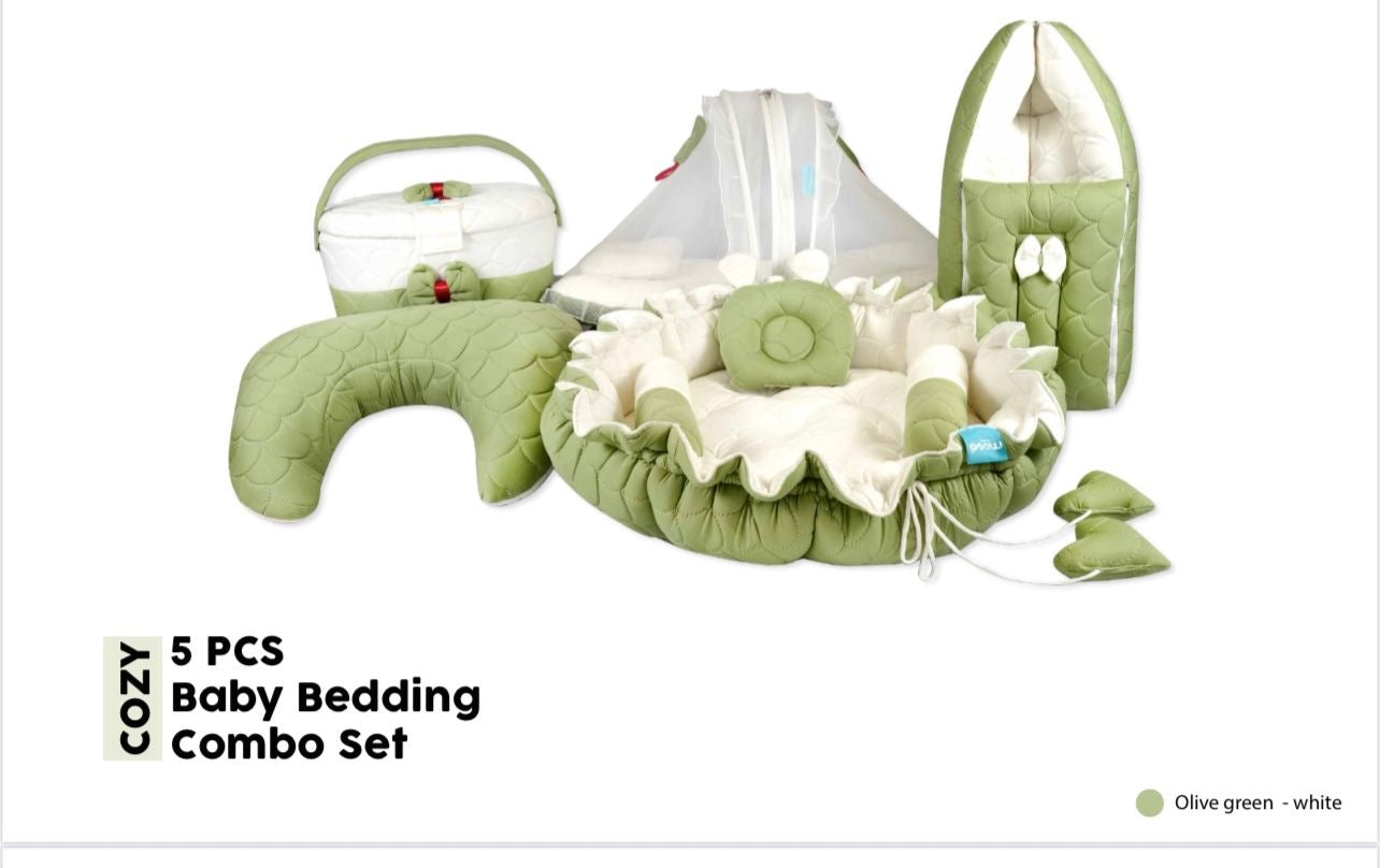 PREMIUM 5 PIECE BEDDING SET COMBO