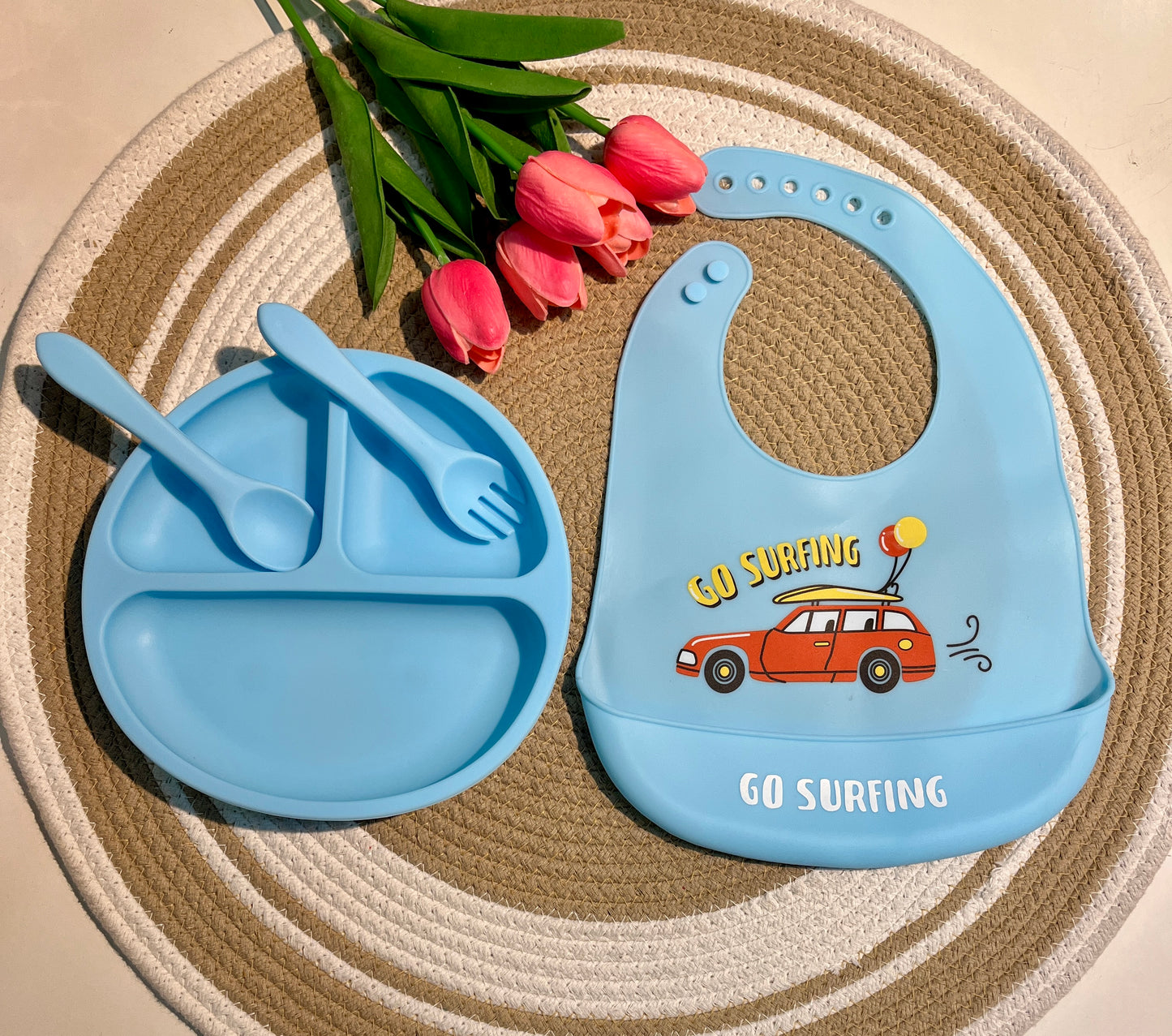 Silicon feeding set