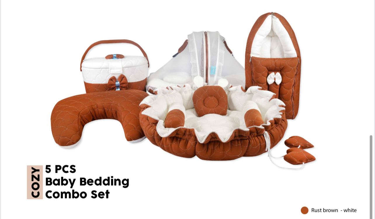 PREMIUM 5 PIECE BEDDING SET COMBO