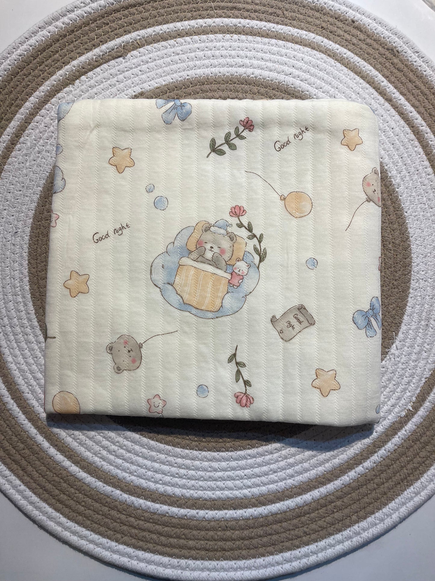 Muslin 3 layered swaddle blanket