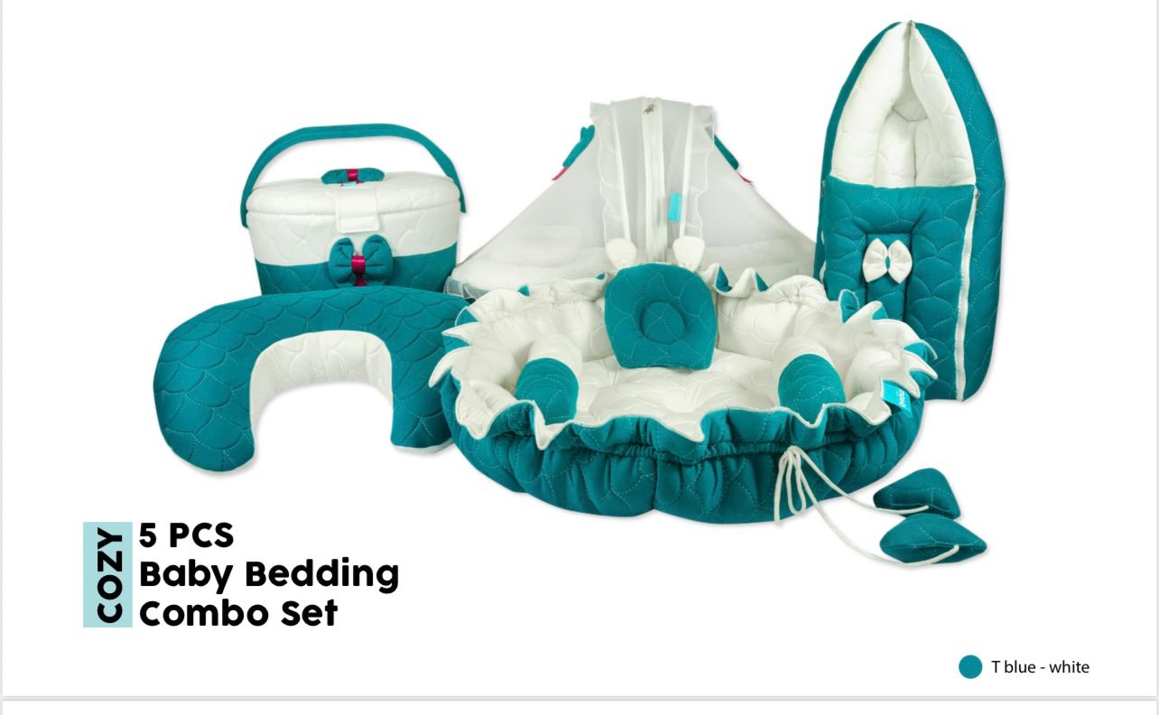 PREMIUM 5 PIECE BEDDING SET COMBO