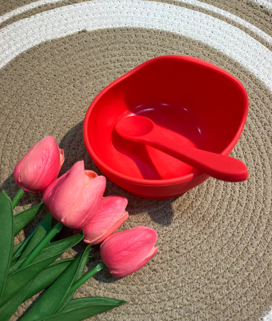 Silicon feeding bowl