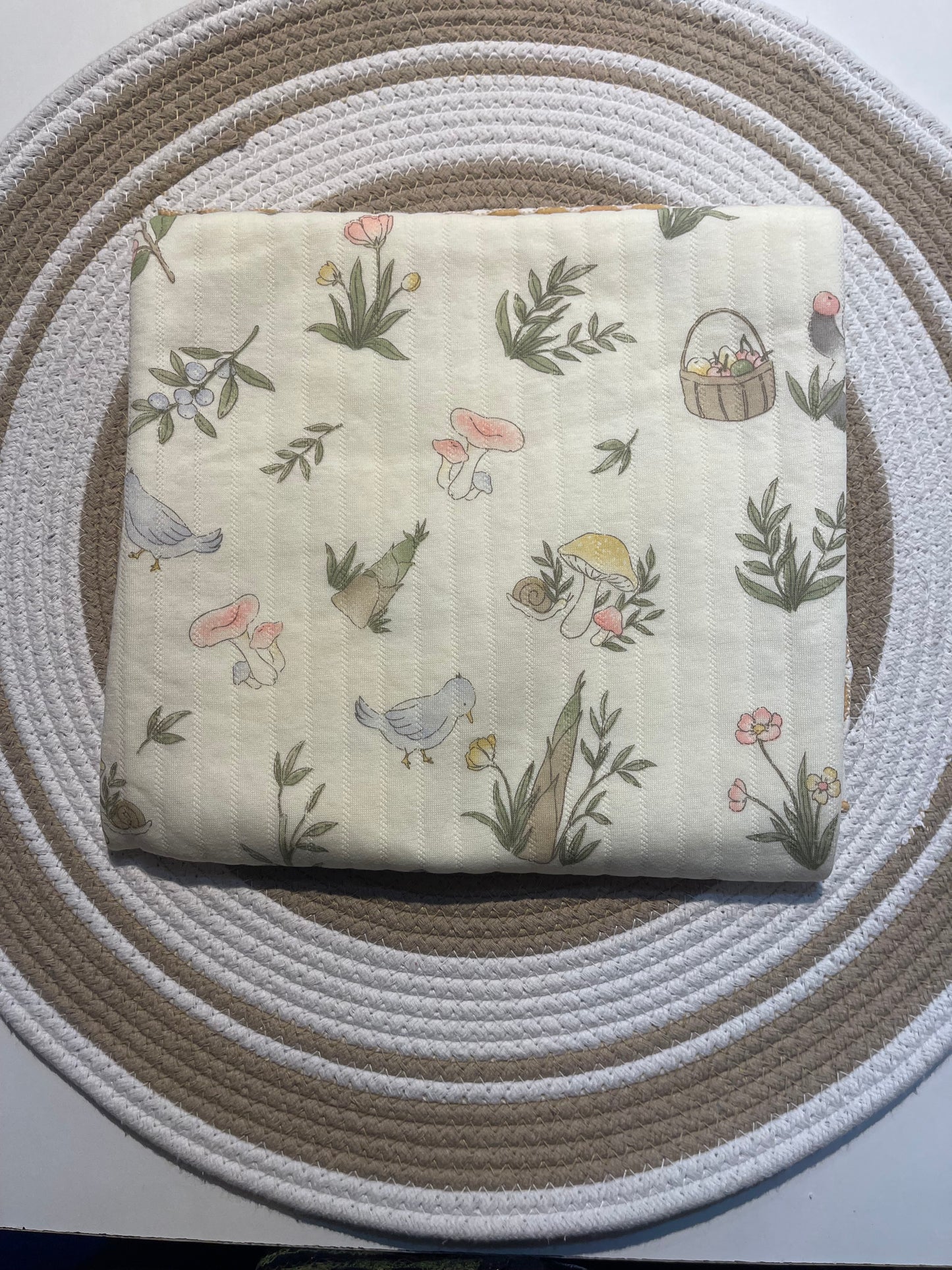 Muslin 3 layered swaddle blanket
