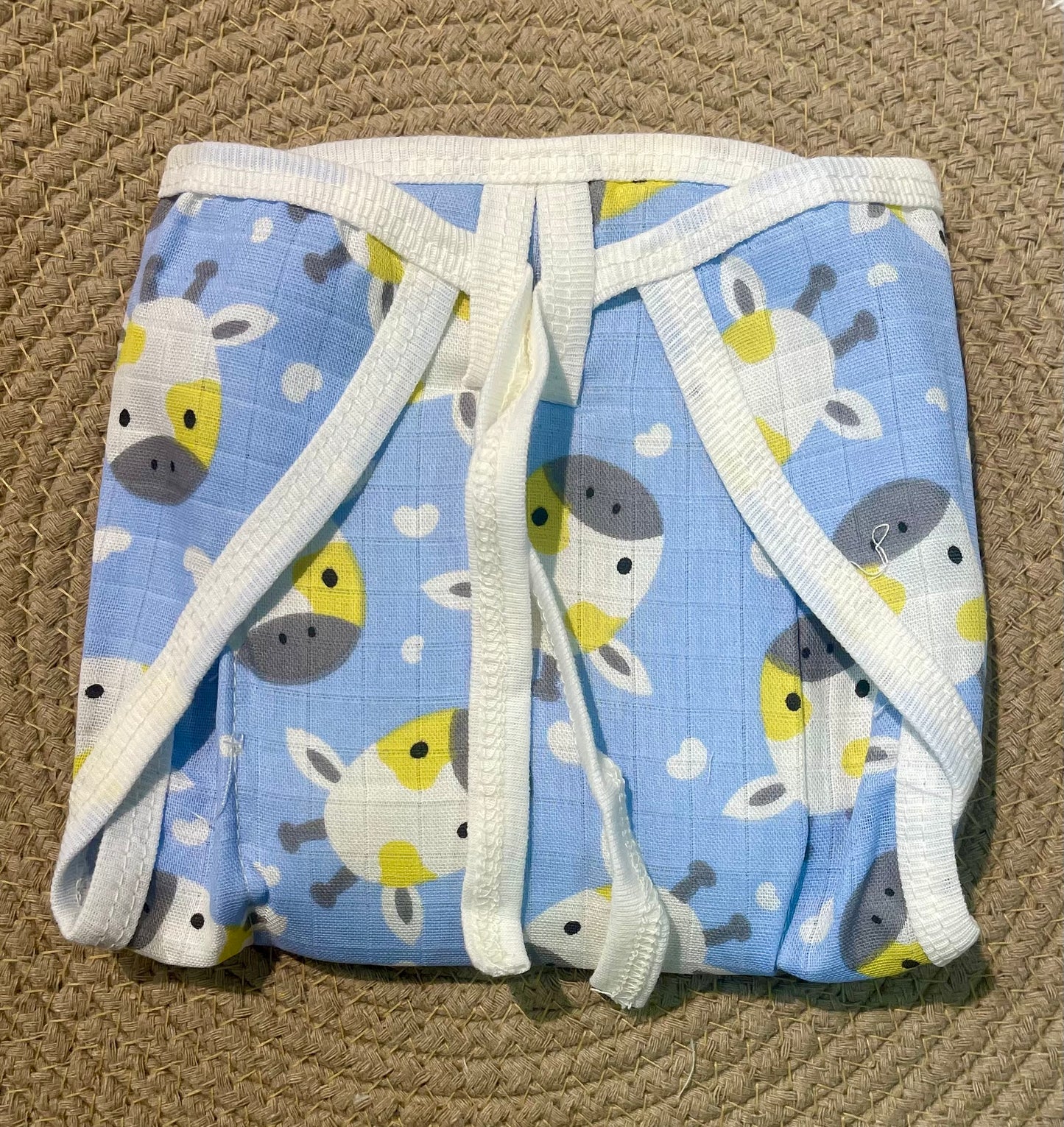 Muslin Nappy Padded