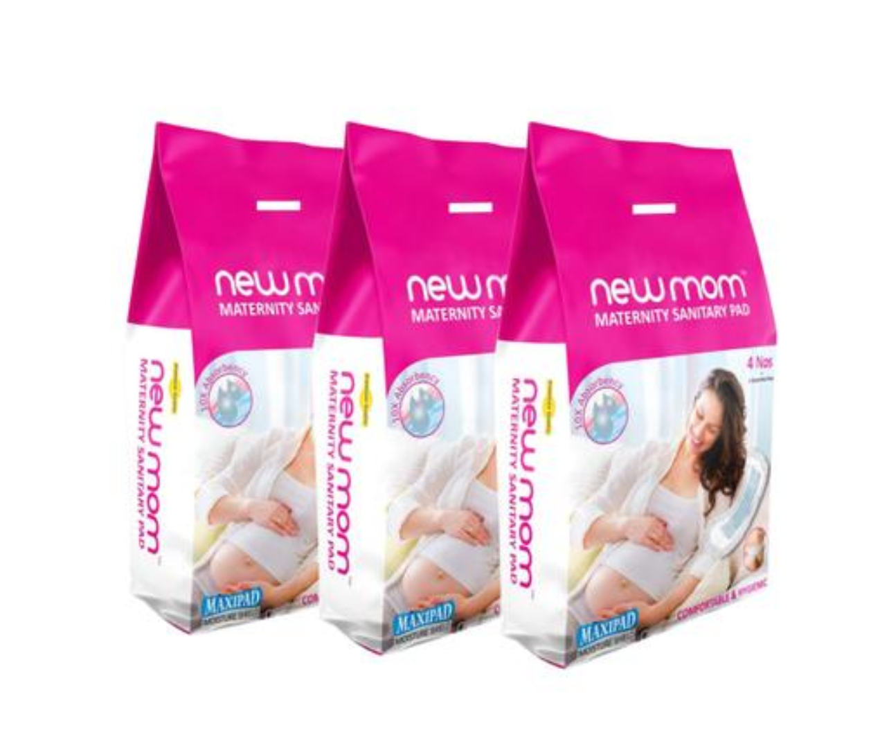 New Mom Sanitary Pad( pack of 4+1)