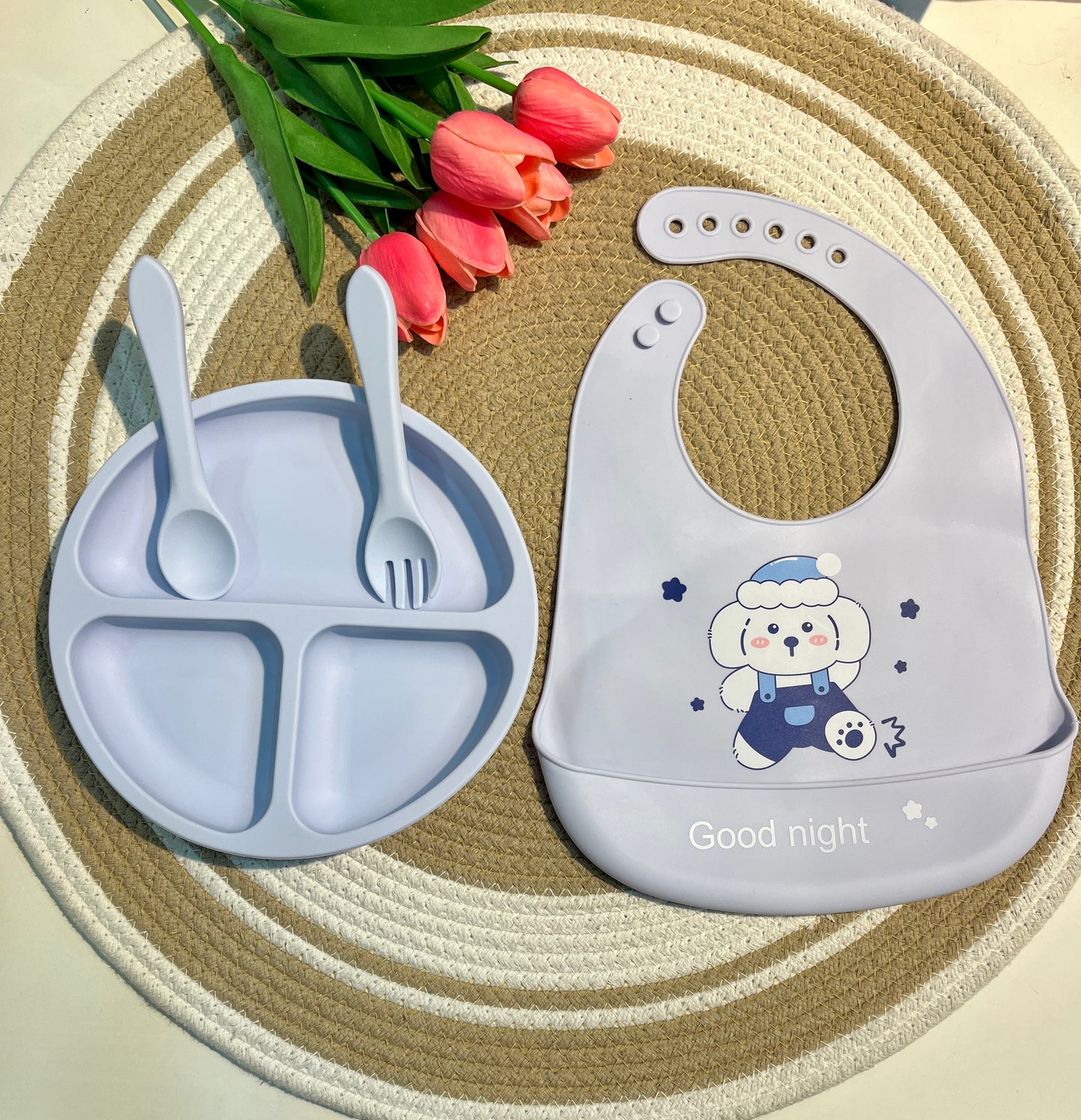 Silicon feeding set