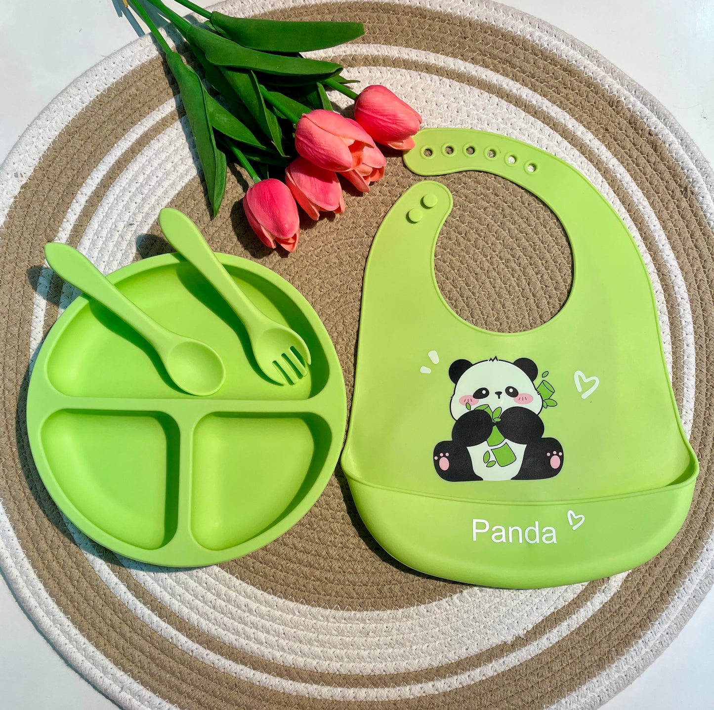 Silicon feeding set