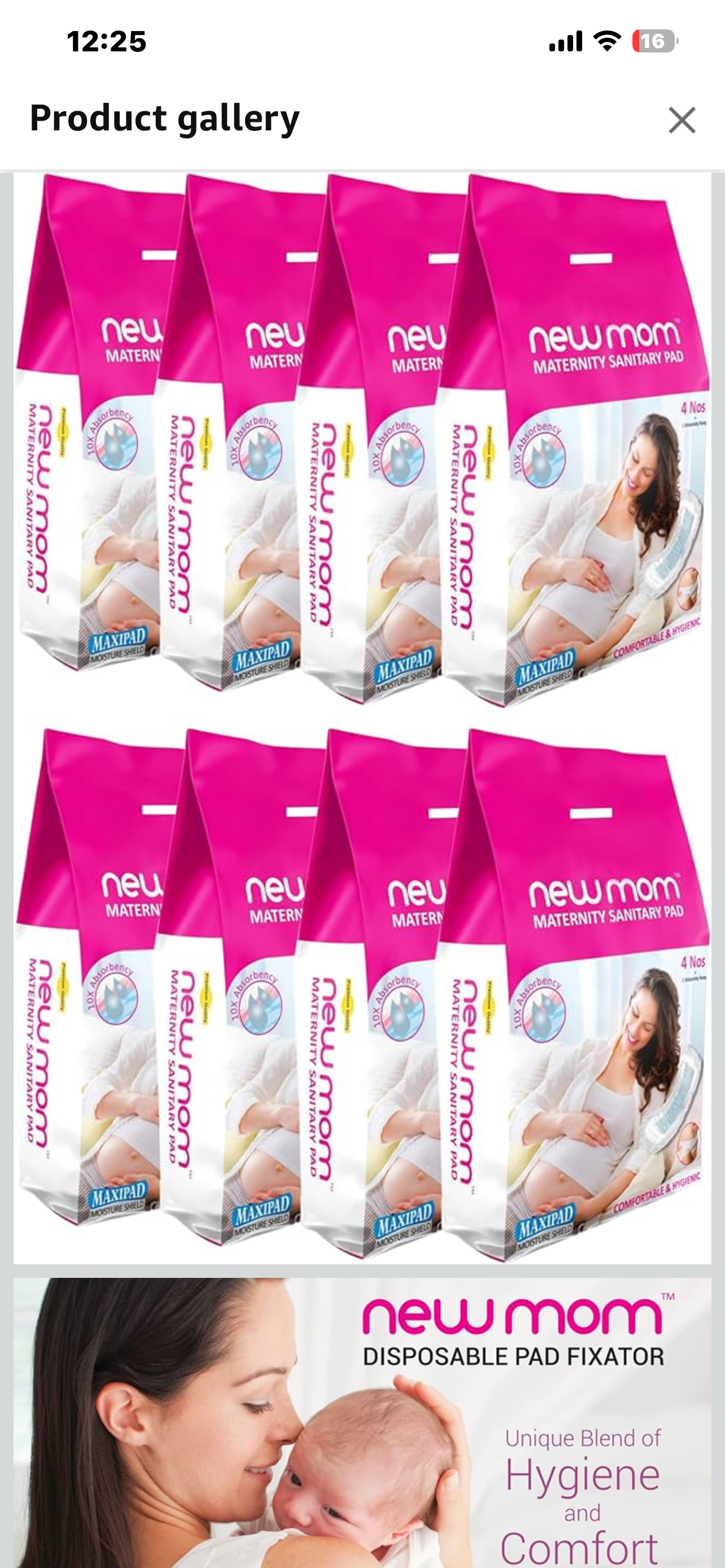 New Mom Sanitary Pad( pack of 4+1)