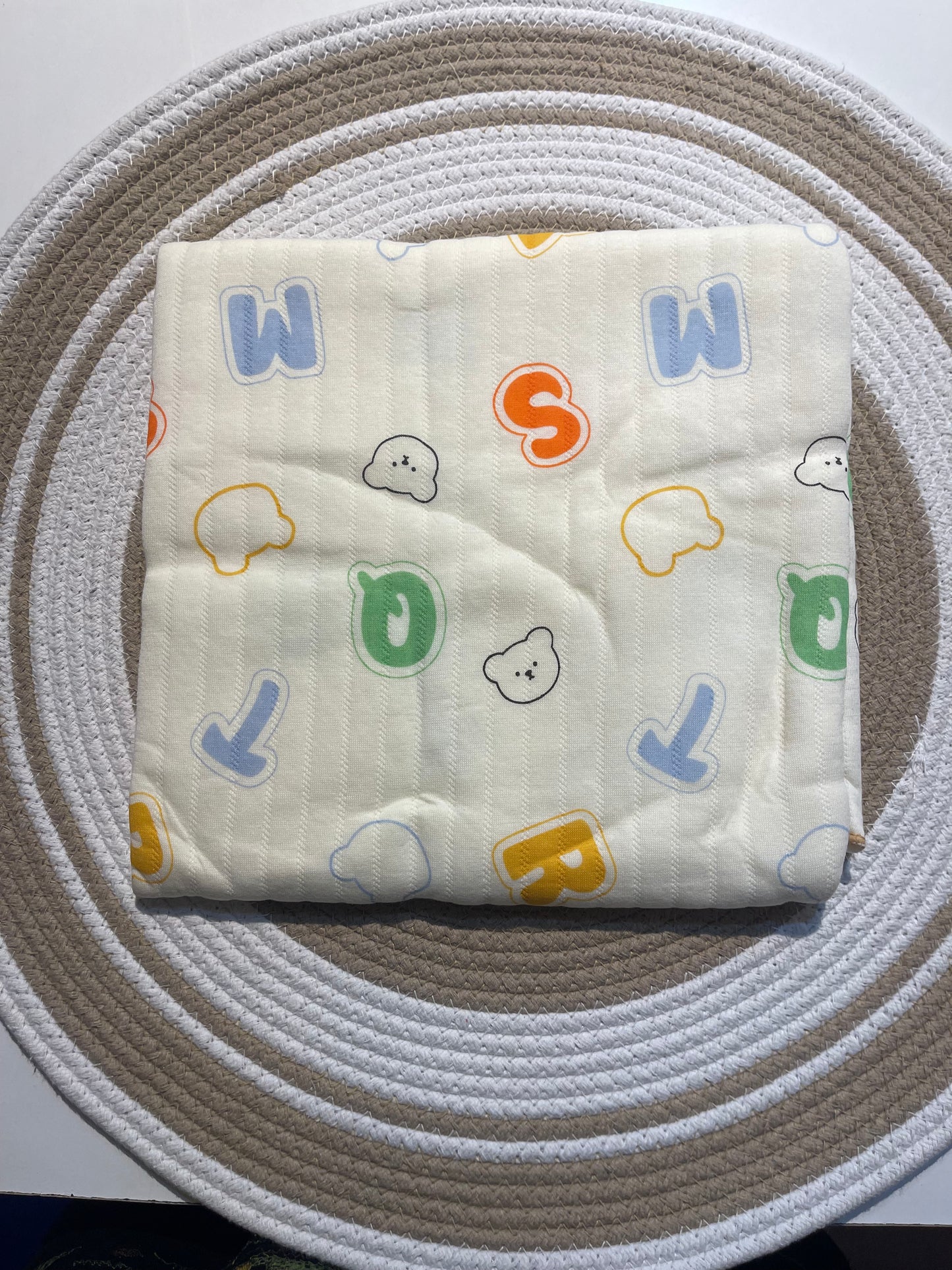 Muslin 3 layered swaddle blanket