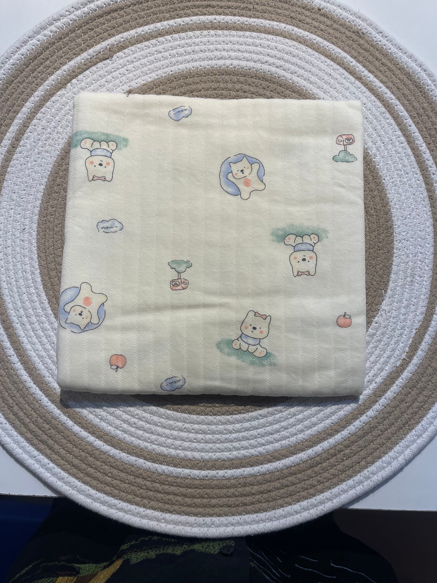 Muslin 3 layered swaddle blanket